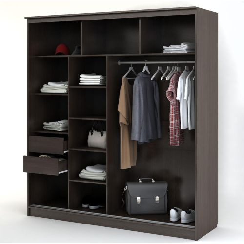 Шкаф-купе СМ, ШК2 Олимп венге/венге
Шкаф-купе СМ, ШК2 Олимп венге/венге