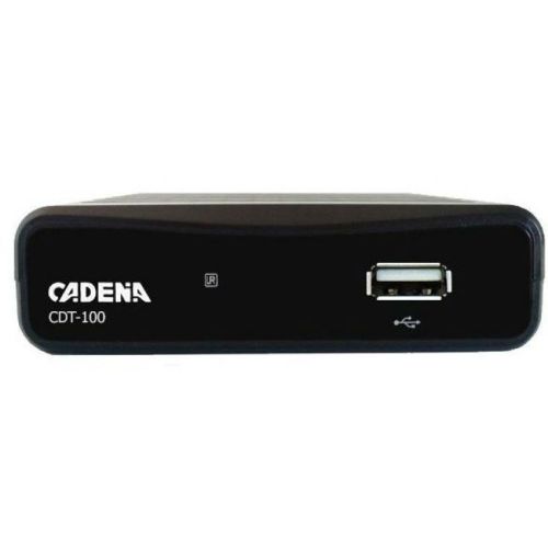 Ресивер DVB-T2 Cadena CDT-100 чёрный