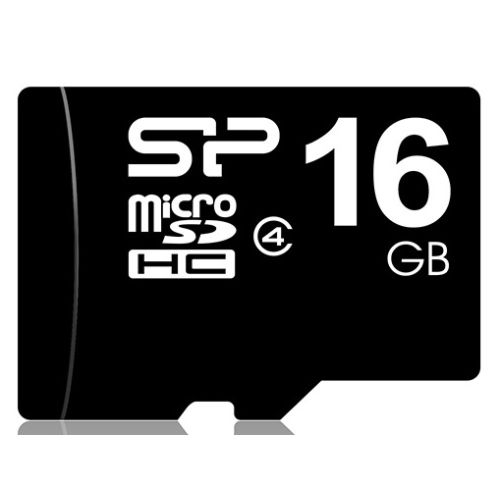 Карта памяти Silicon power micro SDHC Card 16GB Class 4 + SD adapter