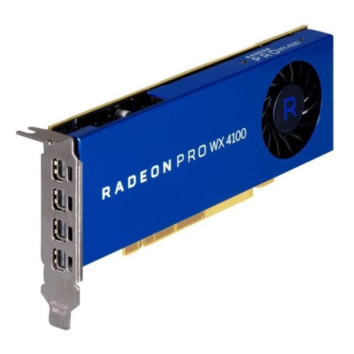 

Видеокарта Dell, PCI-E Radeon Pro WX 4100 AMD WX 4100 4096Mb 128bit DDR5/mDPx4 oem