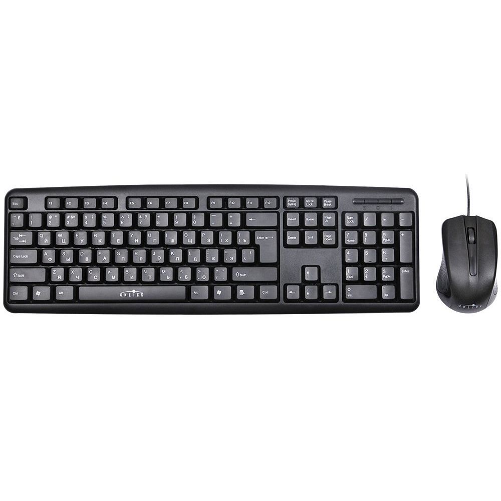 Комплект клавиатура и мышь Oklick 600M