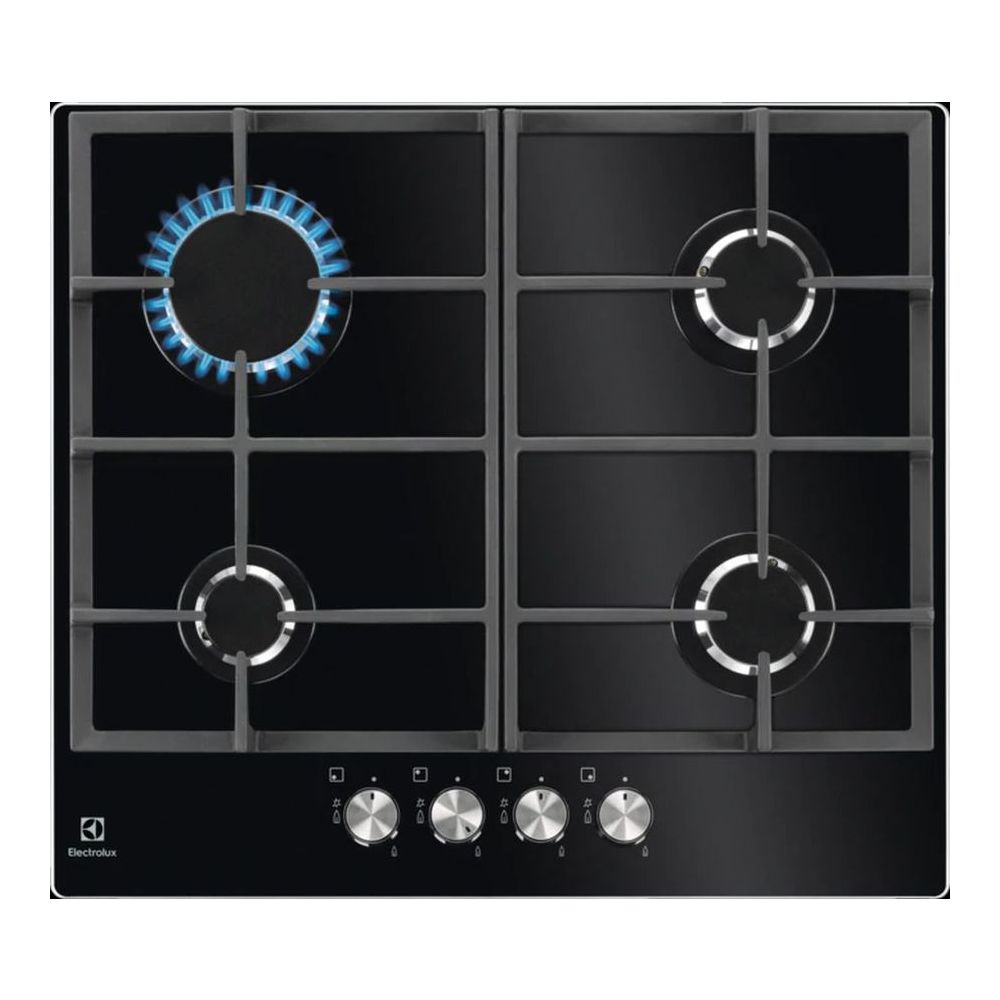 

Встраиваемая газовая панель Electrolux, Чёрный, GPE263YK чёрный