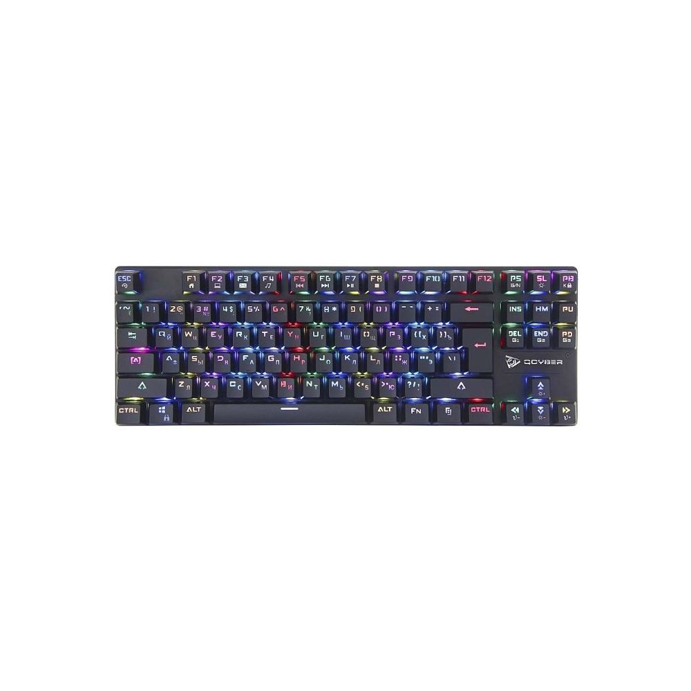 

Клавиатура Qcyber, Чёрный, Dominator TKL чёрный