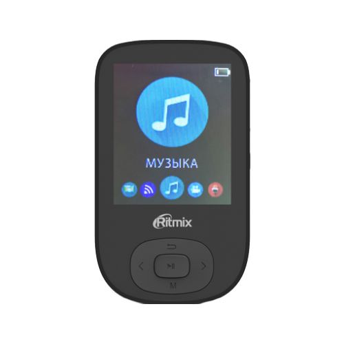 MP3 плеер Ritmix RF-5100BT 4Gb чёрный черного цвета