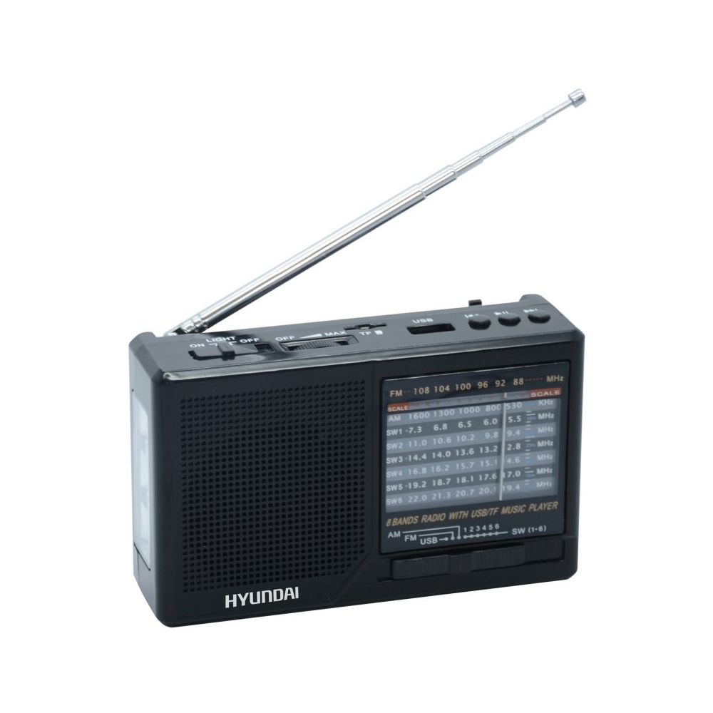 Радиоприемник Hyundai H-PSR140 чёрный - фото 1