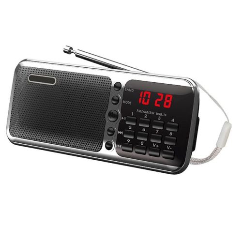 Радиоприемник Сигнал РП-226 чёрный/серебристый, цвет чёрный/серебристый