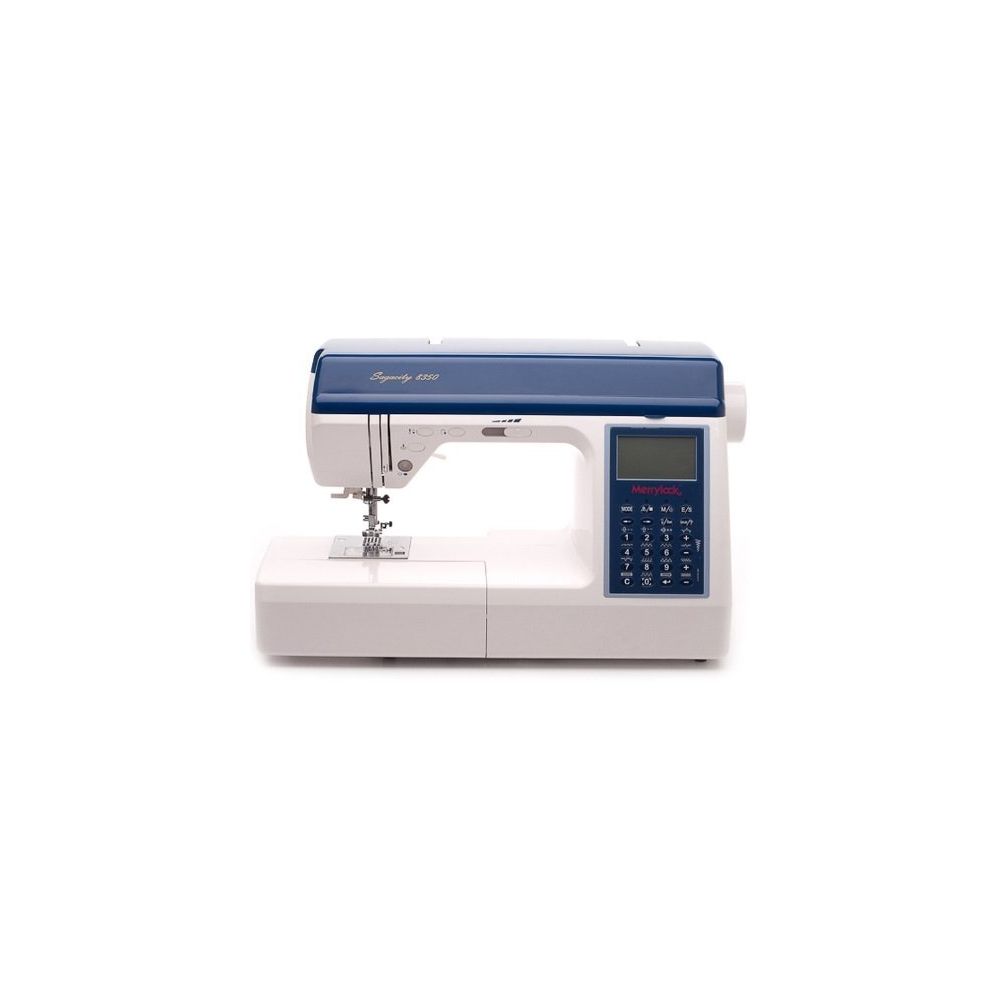 Швейная машина Merrylock 8350 белый/синий, цвет белый/синий