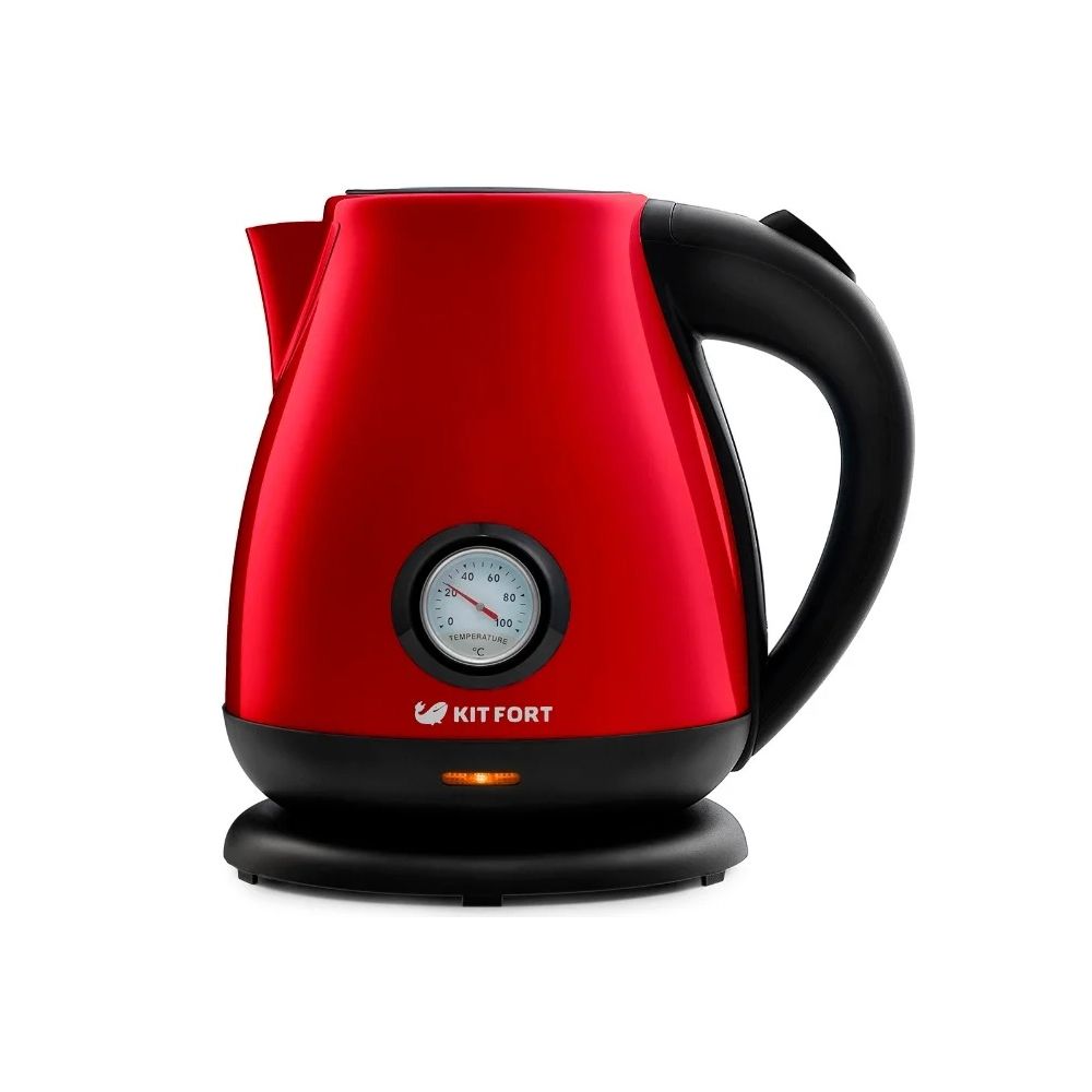 Электрический чайник Kitfort KT-642 красный - фото 1