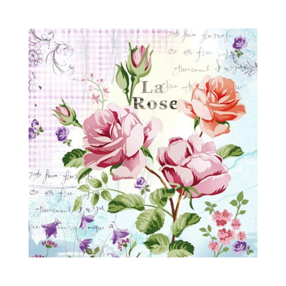 

Салфетки Европак Трейд, 82734 La Rose 33*33