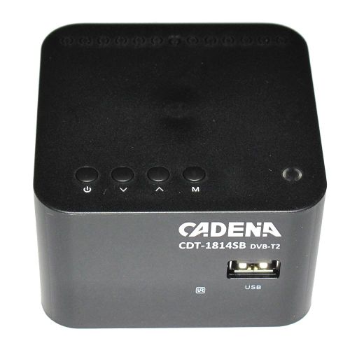 Ресивер DVB-T2 CADENA CDT-1814SB чёрный