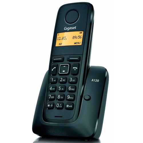 Телефон беспроводной DECT Gigaset A120 черный - фото 1