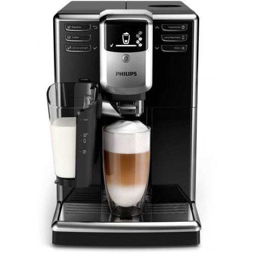 Кофемашина Philips EP5040/10 LatteGo Premium Series 5000 чёрный/серебристый, цвет чёрный/серебристый EP5040/10 LatteGo Premium Series 5000 чёрный/серебристый - фото 1