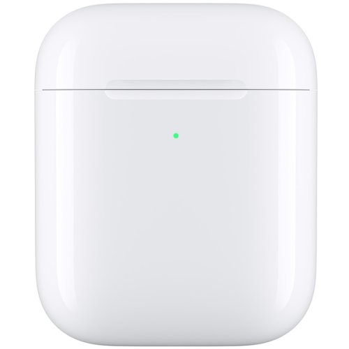 Футляр с возможностью беспроводной зарядки Apple AirPods (MR8U2RU/A) белый AirPods (MR8U2RU/A) белый - фото 1