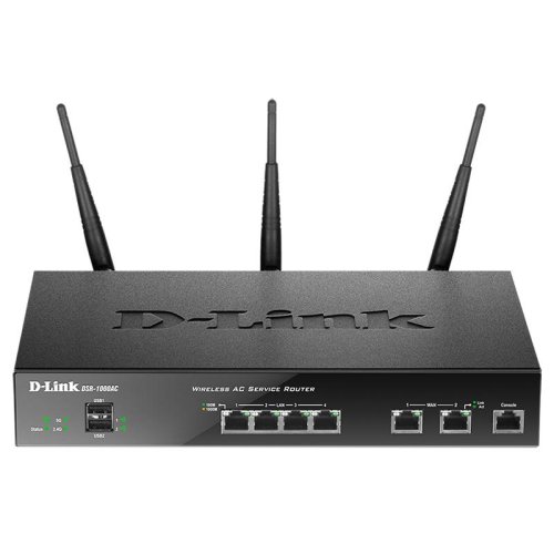 Wi-Fi роутер (маршрутизатор) D-Link DSR-1000AC чёрный - фото 1