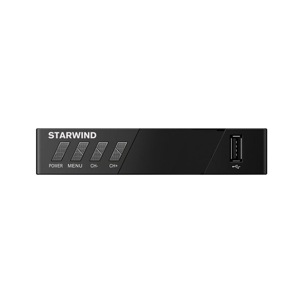 Ресивер DVB-T2 Starwind CT-140 чёрный