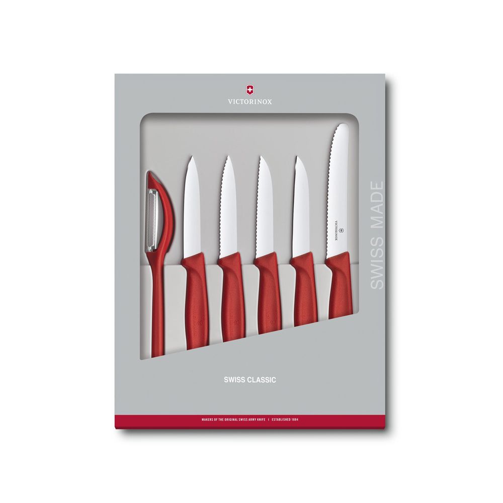 

Набор ножей Victorinox, Красный, Swiss Classic Kitchen 6.7111.6G красный