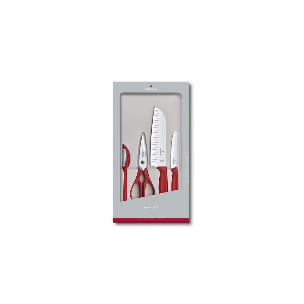 

Набор ножей Victorinox, Красный, Swiss Classic Kitchen 6.7131.4G красный