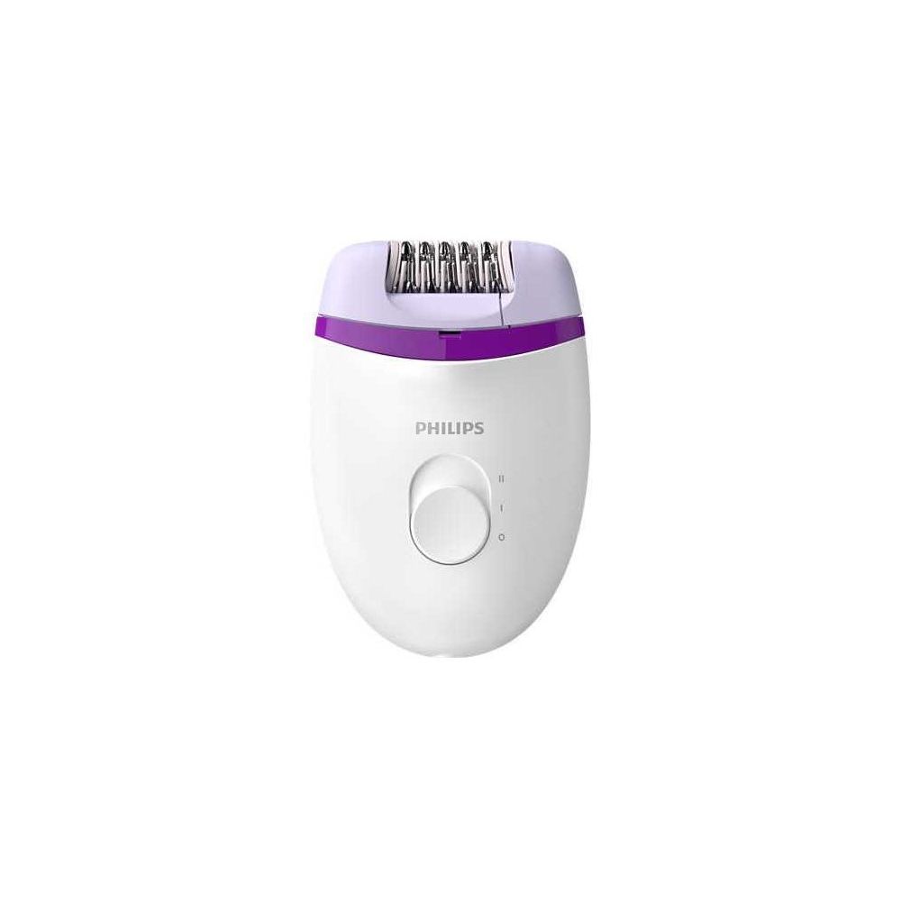 Эпилятор Philips BRE225 Satinelle Essential белый/фиолетовый