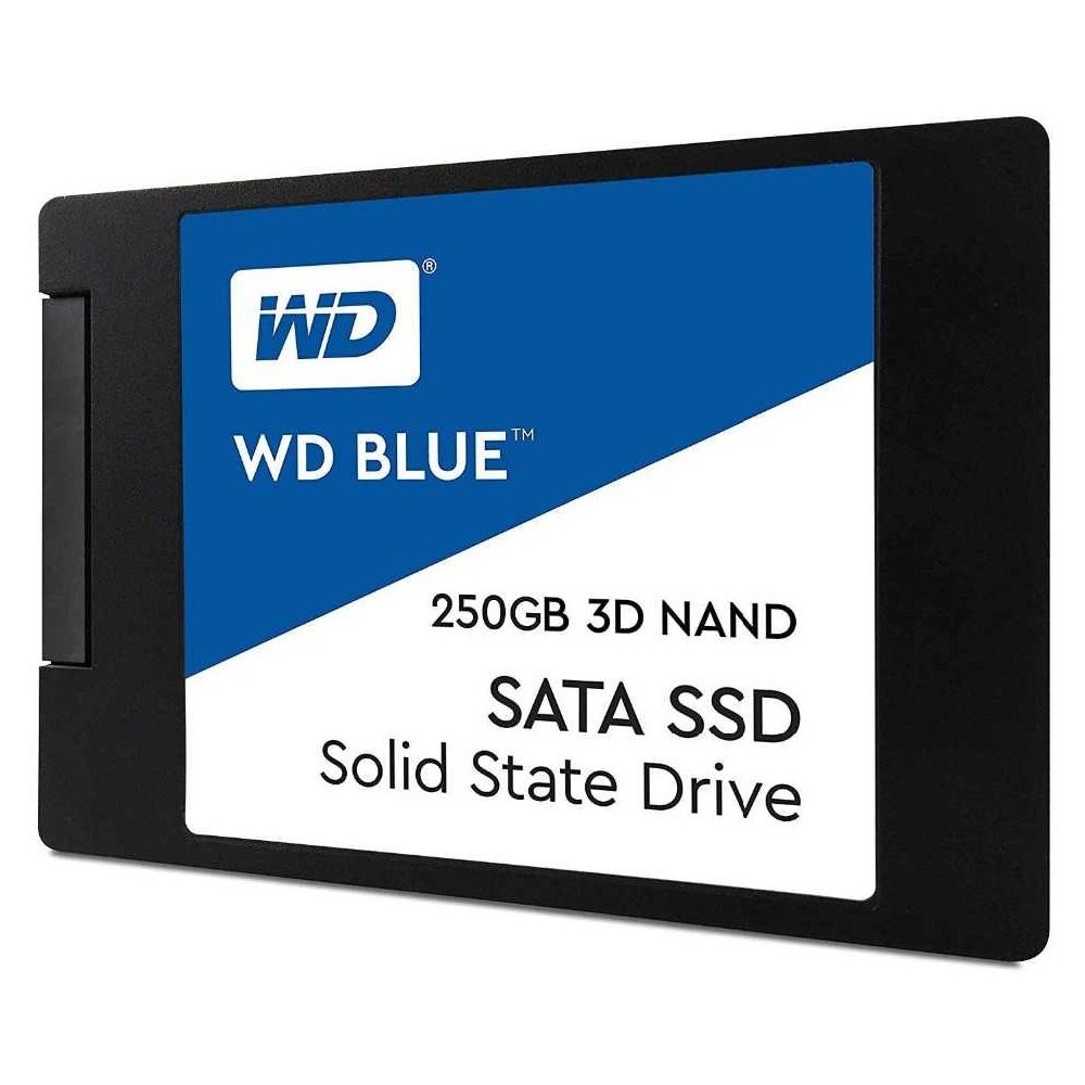 Твердотельный накопитель SSD WD 3D NAND SATA 250 GB (WDS250G2B0A) 3D NAND SATA 250 GB (WDS250G2B0A) - фото 1