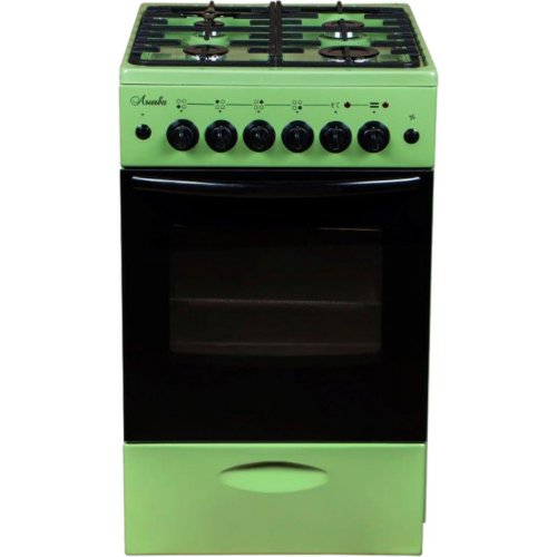 Газовая плита Лысьва ГП 400 МС-2у (стеклянная крышка) зелёный ГП 400 МС-2у (стеклянная крышка) зелёный - фото 1