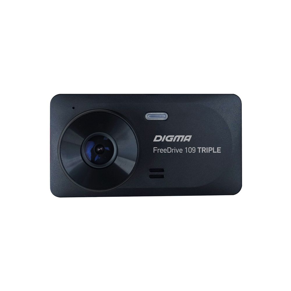 Автомобильный видеорегистратор Digma FreeDrive 109 TRIPLE чёрный - фото 1