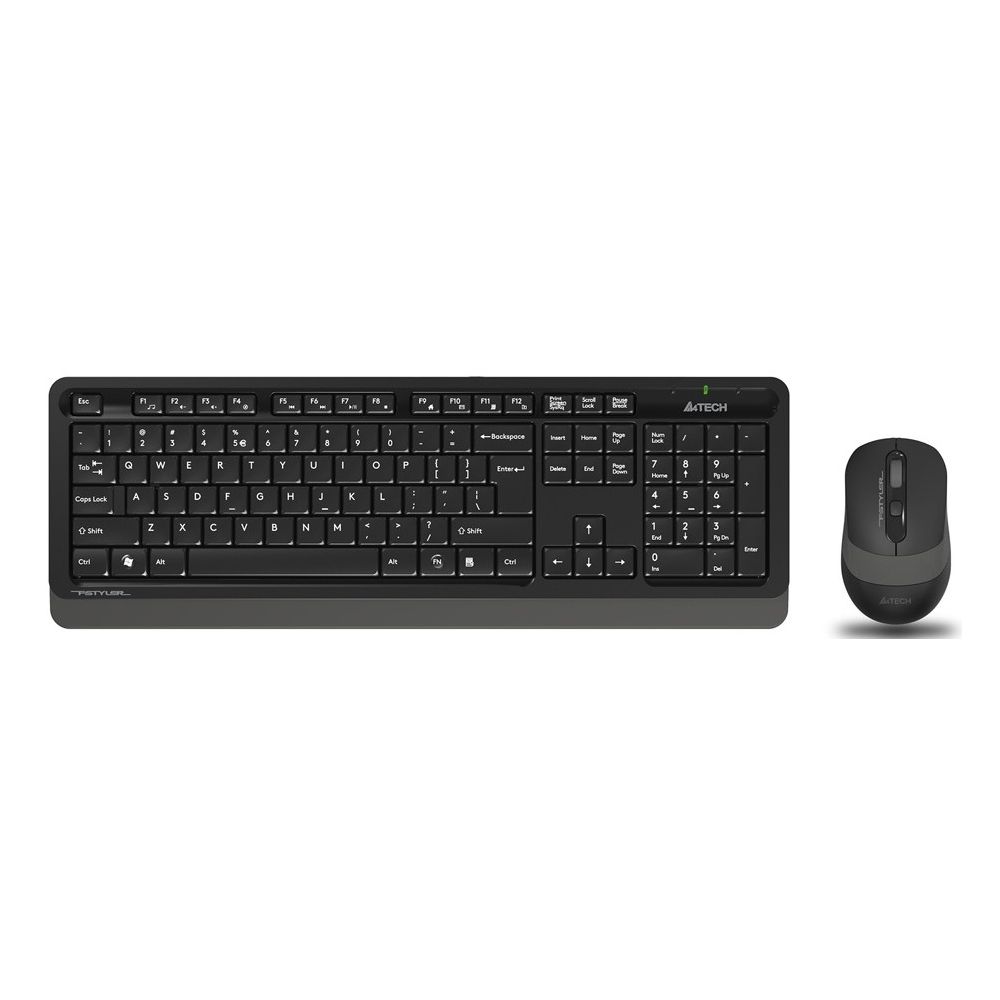 Комплект клавиатура и мышь A4tech Fstyler FG1010 чёрный/серый, цвет чёрный/серый