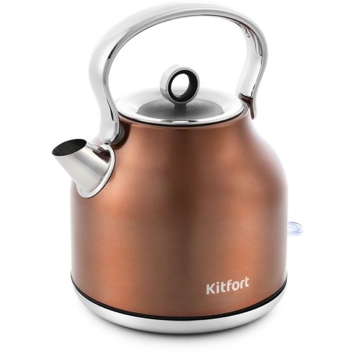 Электрический чайник Kitfort КТ-671 бронзовый - фото 1
