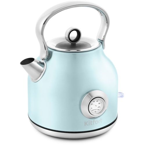 Электрический чайник Kitfort КТ-673 голубой - фото 1