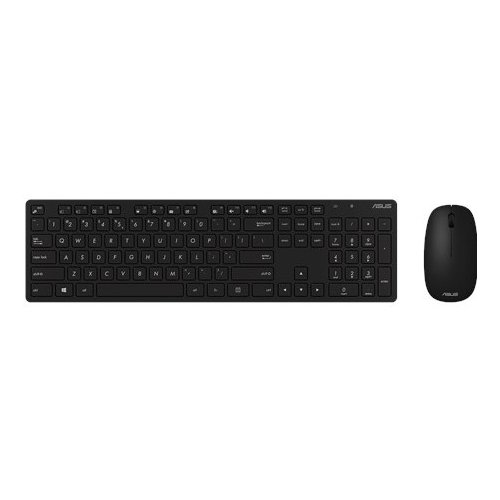 Комплект клавиатура и мышь Asus W5000 чёрный