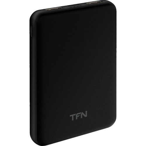 Портативный внешний аккумулятор TFN SlimDuo 5000mAh чёрный - фото 1