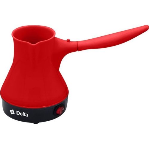 Турка электрическая DELTA DL-8162 красный/чёрный, цвет красный/чёрный