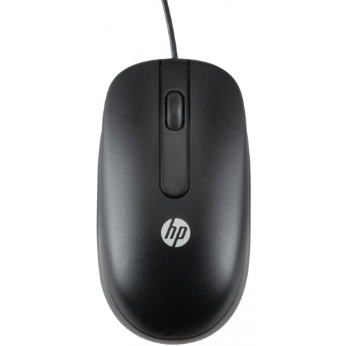 Мышь проводная HP QY777AA Optical Scroll чёрный - фото 1