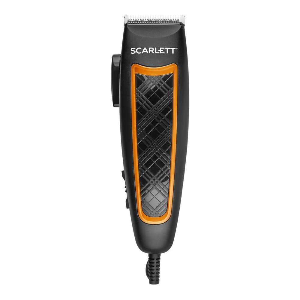 Машинка для стрижки волос Scarlett SC-HC63C18 чёрный/оранжевый