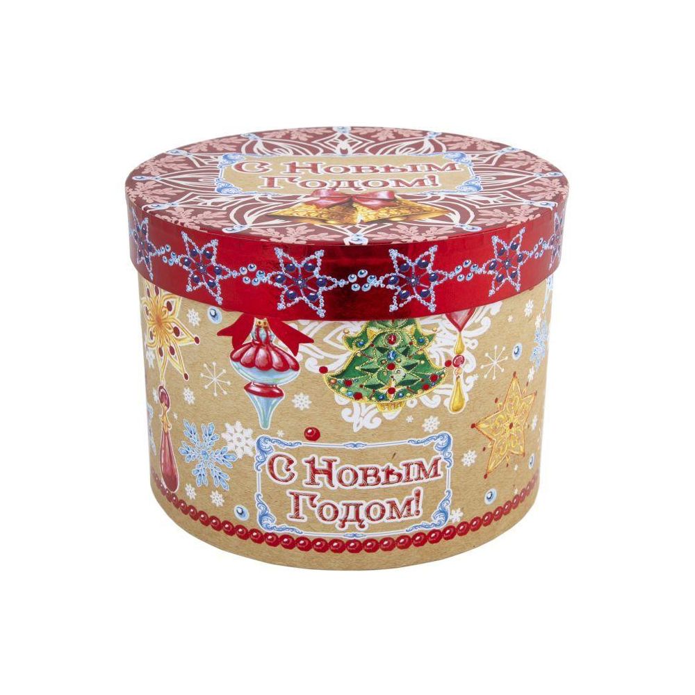 

Подарочная упаковка Феникс-Презент, 78453 Новогодние колокольчики 18*18*14 см