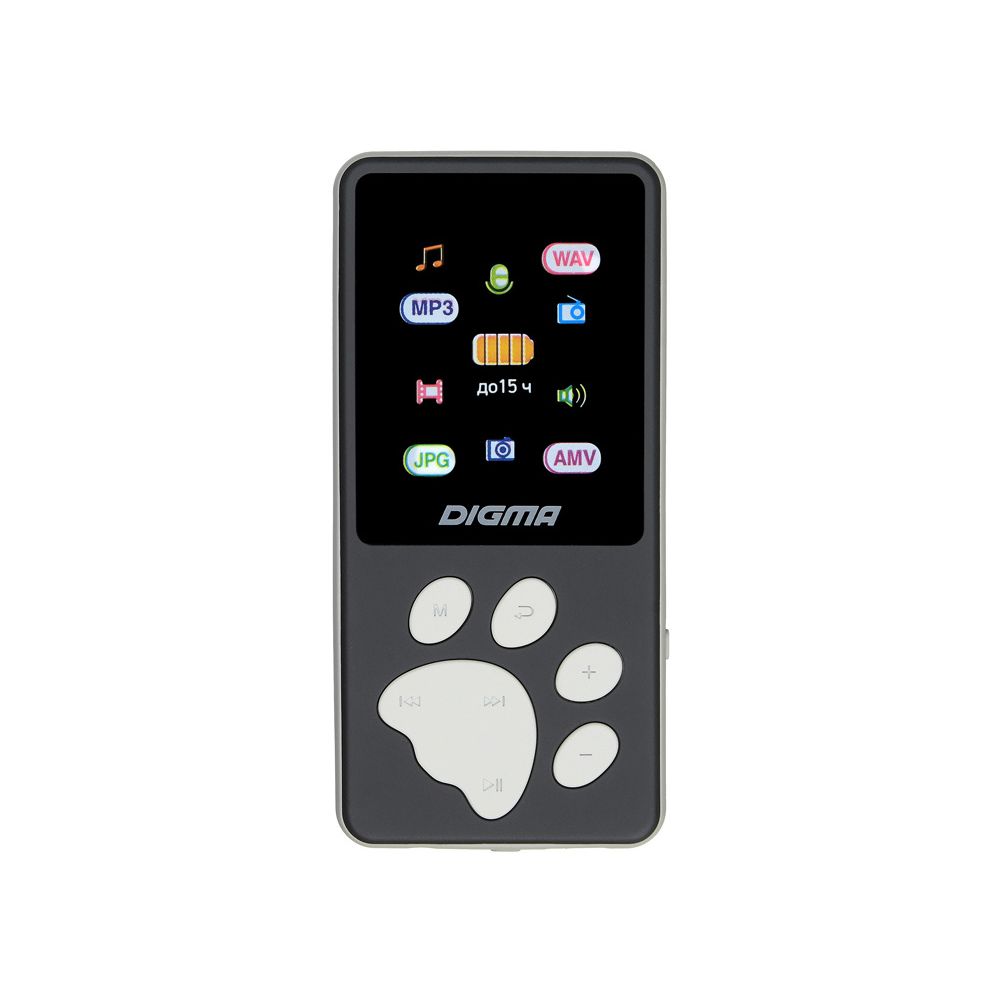 MP3 плеер Digma S4 чёрный/серый, цвет чёрный/серый