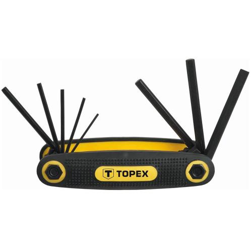 Набор инструментов TOPEX Ключи шестигранные 1.5-6 мм, набор 8 шт.