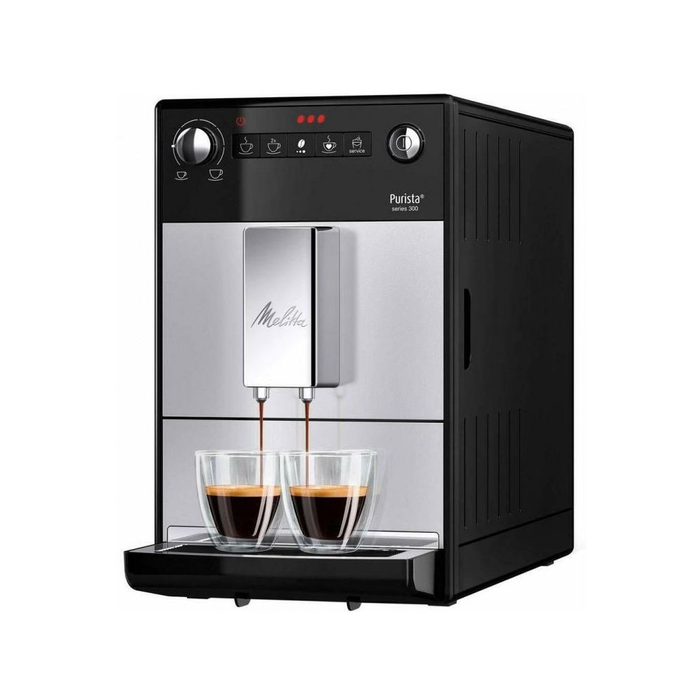 Кофемашина Melitta Caffeo F 230-101 серебристый/черный, цвет серебристый/черный Caffeo F 230-101 серебристый/черный - фото 1