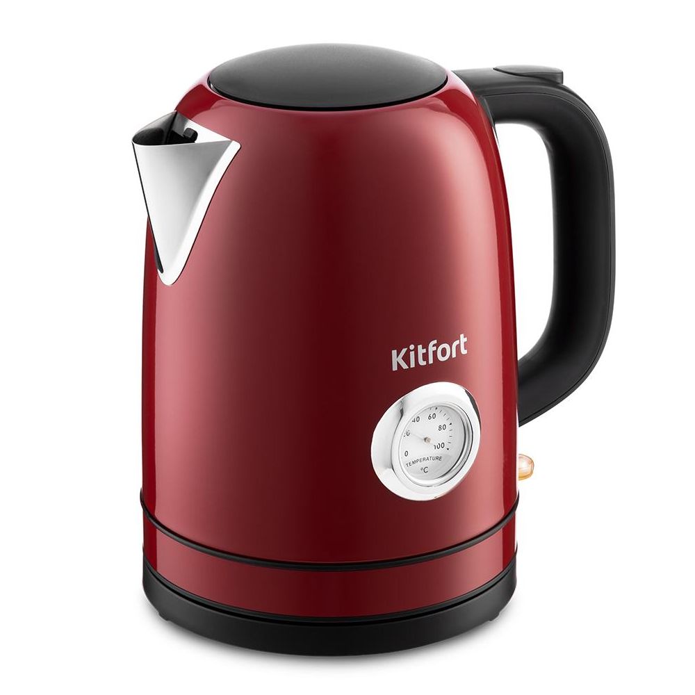 Электрический чайник Kitfort КТ-683-2 красный - фото 1