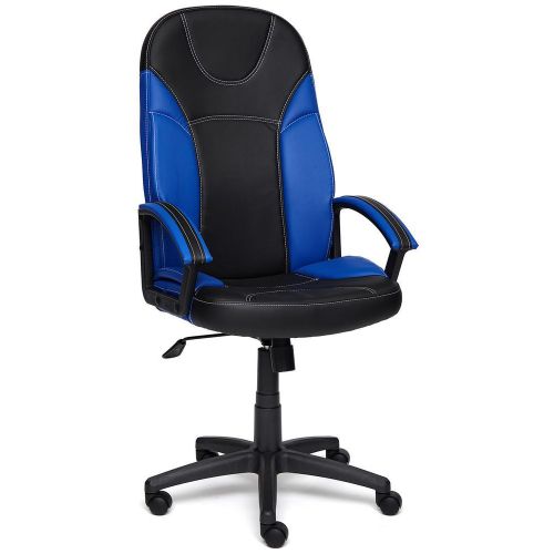 

Кресло компьютерное TetChair, Кож/зам;черный/синий;36-6/36-39, Twister кож/зам, черный/синий, 36-6/36-39