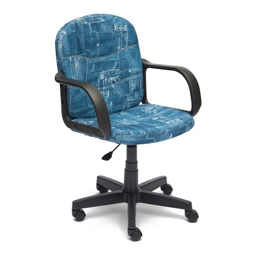 

Кресло компьютерное TetChair, Ткань;принт джинса, Baggi ткань, принт Джинса
