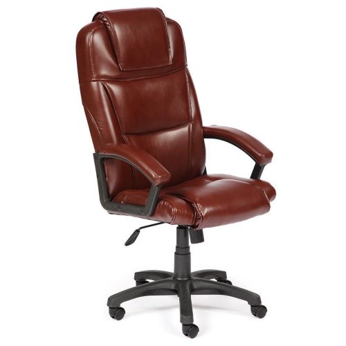 

Кресло компьютерное TetChair, Кож/зам;коричневый;2 tone, Bergamo кож/зам, коричневый, 2 tone