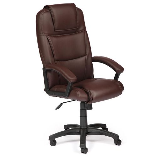 

Кресло компьютерное TetChair, Кож/зам;коричневый;36-36, Bergamo кож/зам, коричневый, 36-36