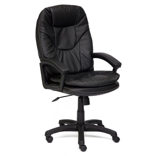 

Кресло компьютерное TetChair, Кож/зам;черный;36-6, Comfort кож/зам, черный, 36-6