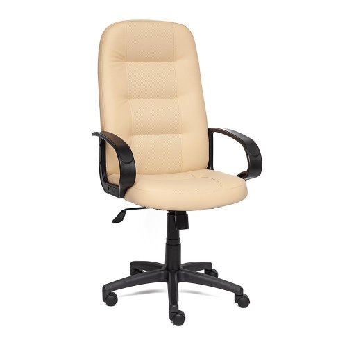 

Кресло компьютерное TetChair, Кож/зам;бежевый;36-34, Devon кож/зам, бежевый, 36-34