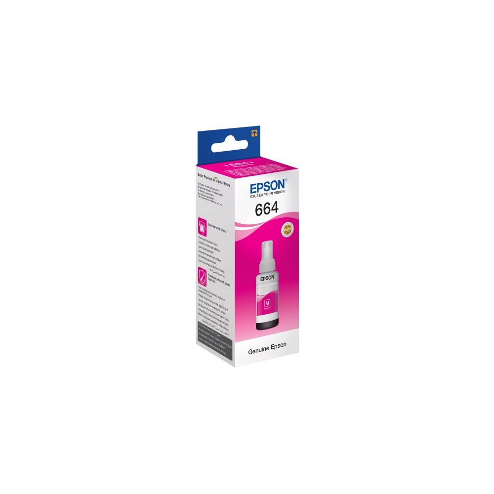 

Контейнер с чернилами Epson, L100/L200/L210 C13T66434A magenta