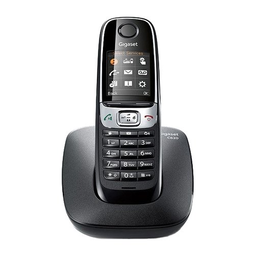 Телефон беспроводной DECT Gigaset C620 р черный