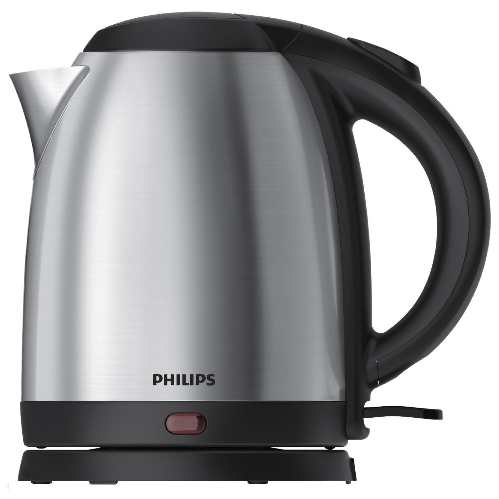 Электрический чайник Philips HD9306 серебристый/черный, цвет серебристый/черный HD9306 серебристый/черный - фото 1