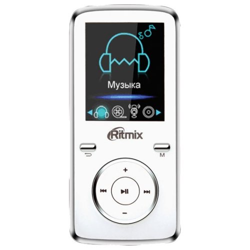 MP3 плеер Ritmix RF-4950 8Gb white белый - фото 1