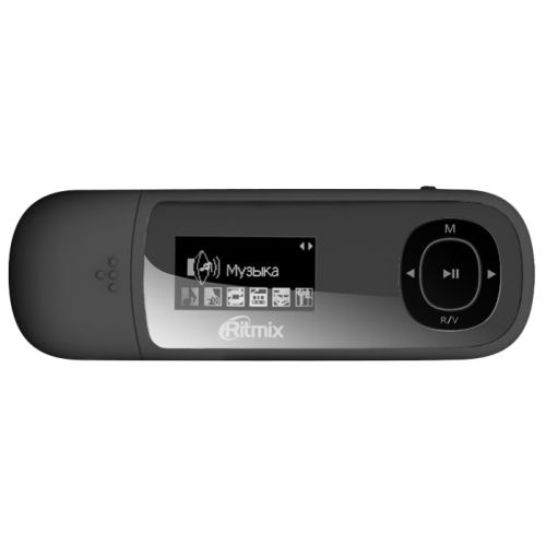 MP3 плеер Ritmix RF-3450 8Gb black чёрный черного цвета