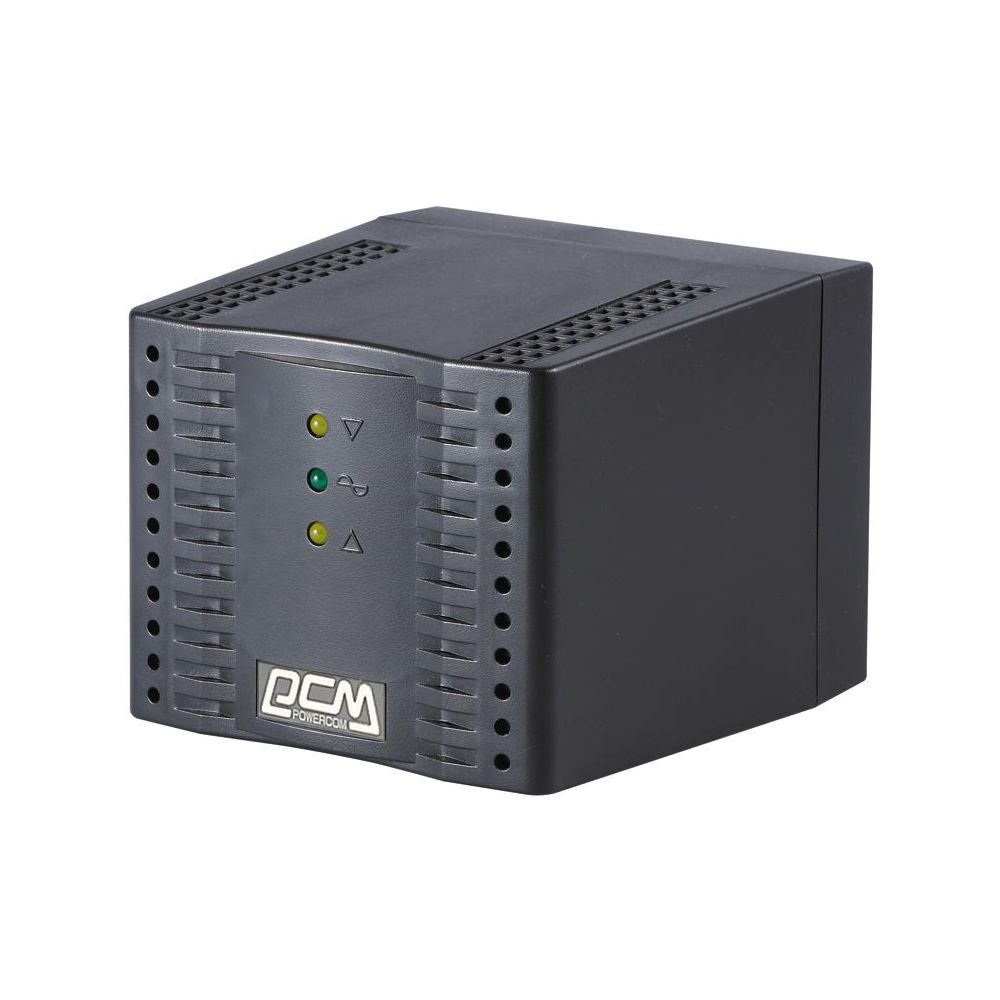 Стабилизатор напряжения Powercom TCA-3000 чёрный - фото 1